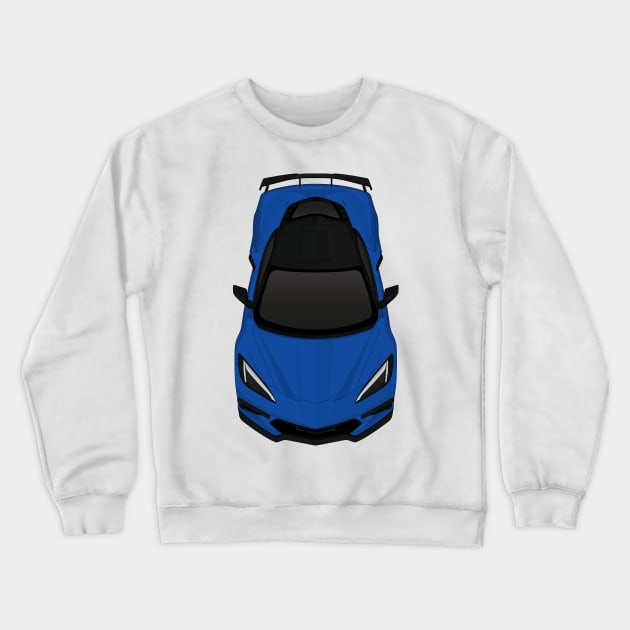 C8 Blue Crewneck Sweatshirt by VENZ0LIC